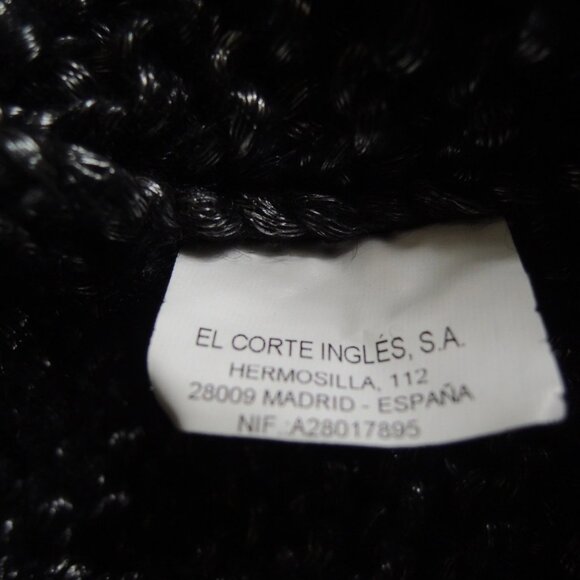 Yera Chunky Black & Silver Metalic Cardigan S - Picture 7 of 7